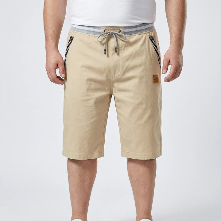 Drawstring Waist Bermuda Shorts - Saul
