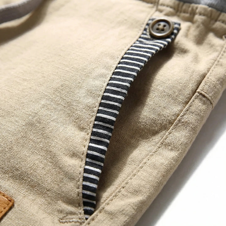 Drawstring Waist Bermuda Shorts - Saul