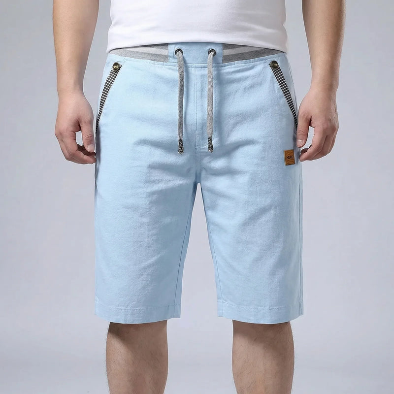 Drawstring Waist Bermuda Shorts - Saul