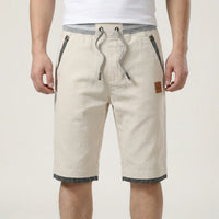 Drawstring Waist Bermuda Shorts - Saul