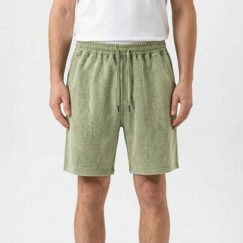 Drawstring Waist Relaxed Shorts - Chester