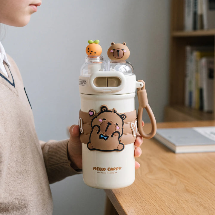 Dual-Compartment Insulated Water Bottle - Brizzly