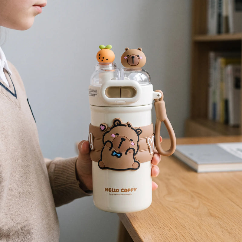Dual-Compartment Insulated Water Bottle - Brizzly