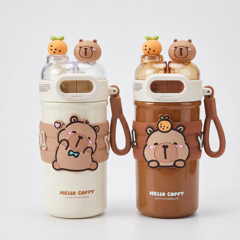 Dual-Compartment Insulated Water Bottle - Brizzly