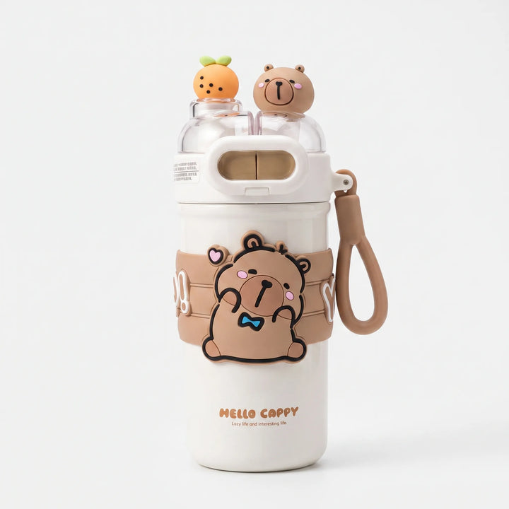 Dual-Compartment Insulated Water Bottle - Brizzly