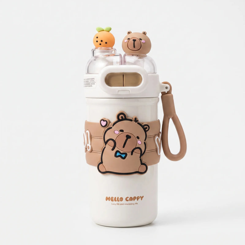 Dual-Compartment Insulated Water Bottle - Brizzly