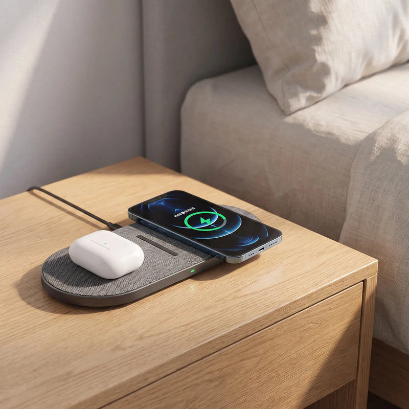 Dual Pad Wireless Charger - Vymus