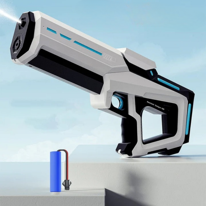 Automatic water gun with 1-litre tank & 10-metre range – pure summer fun