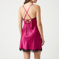 Elegant V-Neck Slip Nightdress - Joy