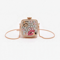 Embellished Square Evening Clutch Bag - Nochetta