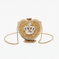 Embellished Square Evening Clutch Bag - Nochetta