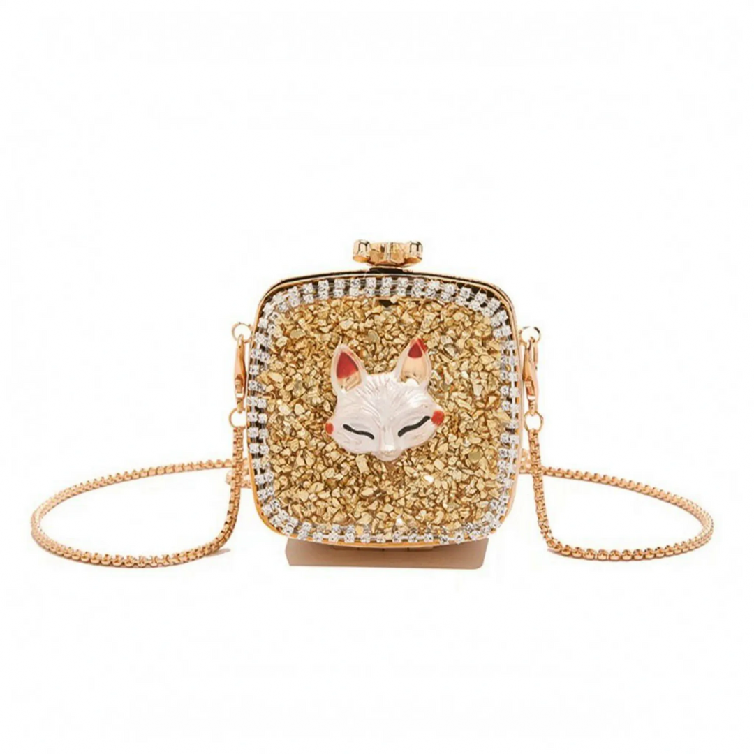 Embellished Square Evening Clutch Bag - Nochetta