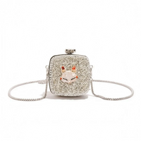Embellished Square Evening Clutch Bag - Nochetta
