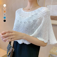Ladies' Ice Silk Scarf with Knit & UV Protection - Amira