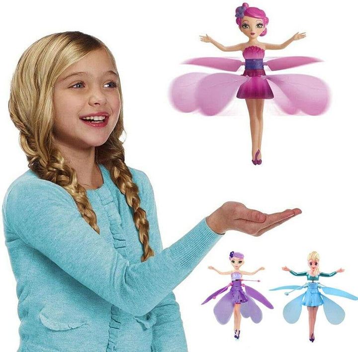 Floating, sensor-controlled fairy doll – magically flies around the room.