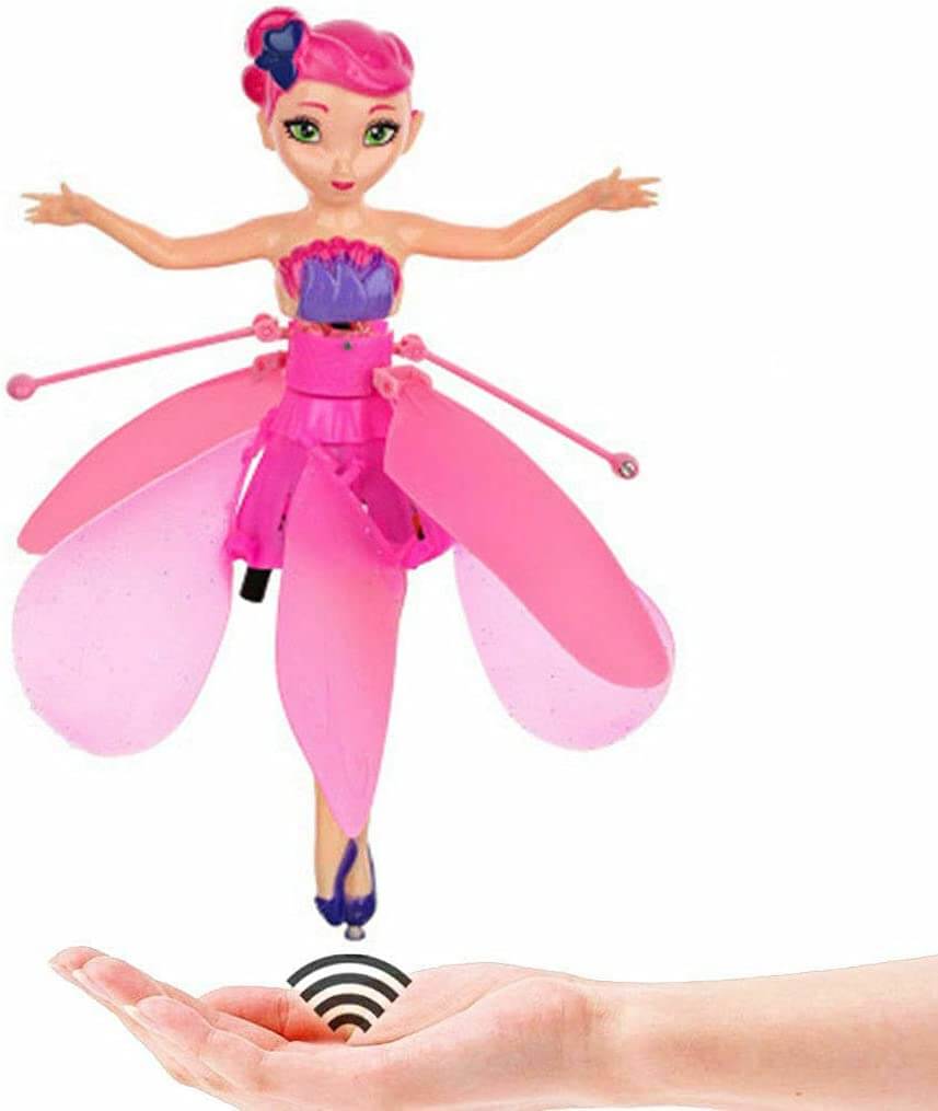 Floating, sensor-controlled fairy doll – magically flies around the room.