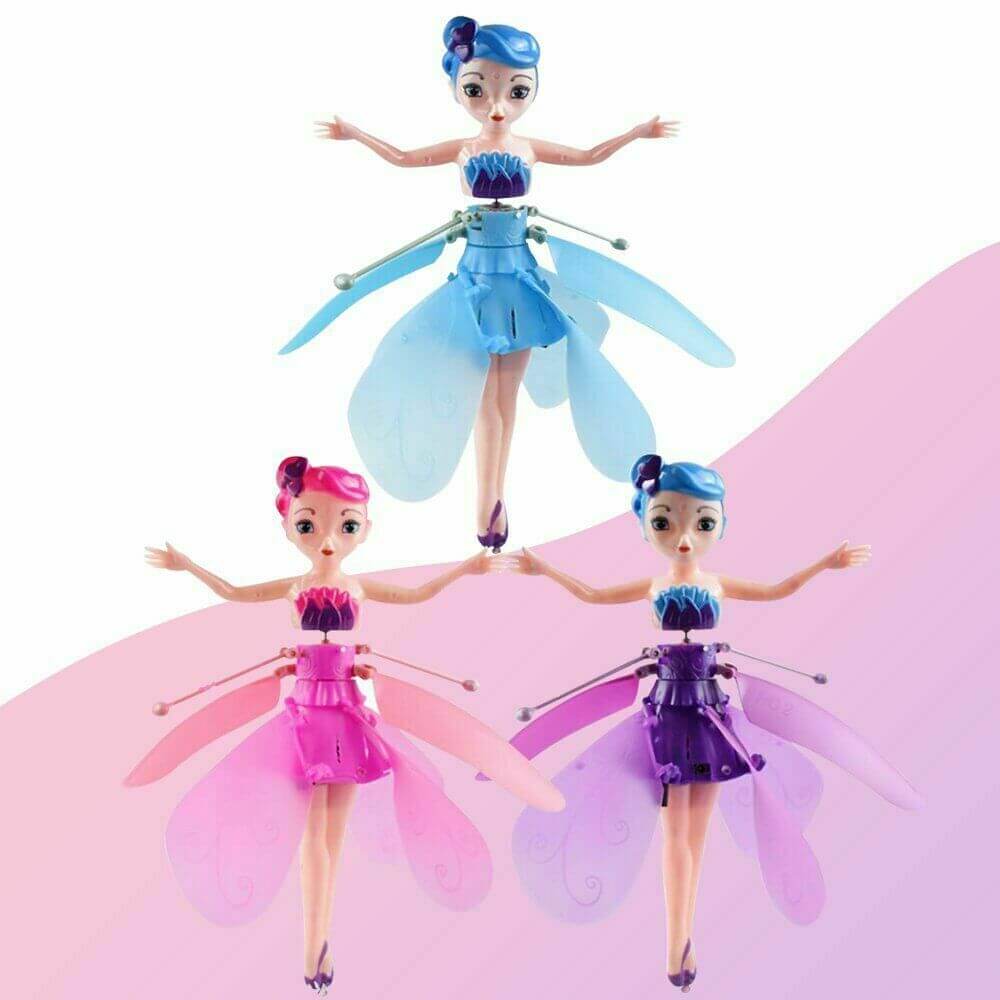 Floating, sensor-controlled fairy doll – magically flies around the room.