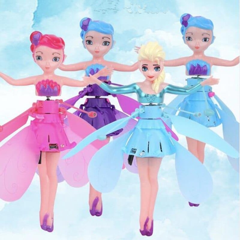 Floating, sensor-controlled fairy doll – magically flies around the room.