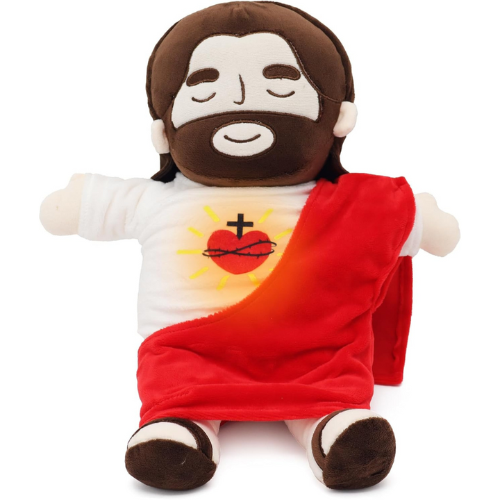 Cuddly toy with breathing motion and light – calming aid for children