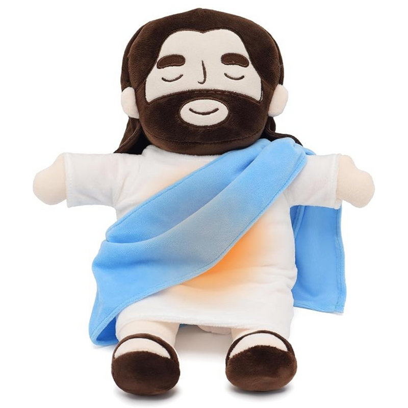 Cuddly toy with breathing motion and light – calming aid for children