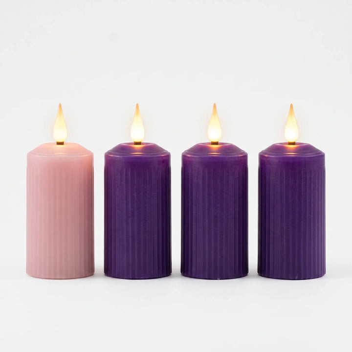 Flameless LED Pillar Candles - Lumiqua