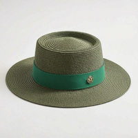 Flat Top Woven Hat - Calypsa
