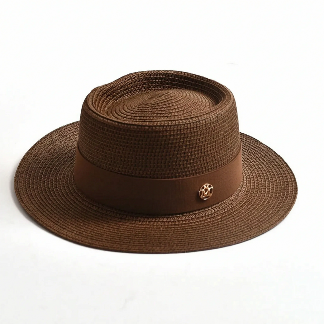 Flat Top Woven Hat - Calypsa