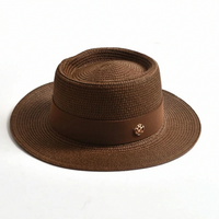 Flat Top Woven Hat - Calypsa