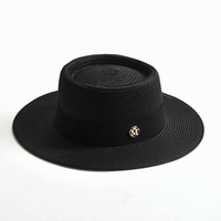 Flat Top Woven Hat - Calypsa