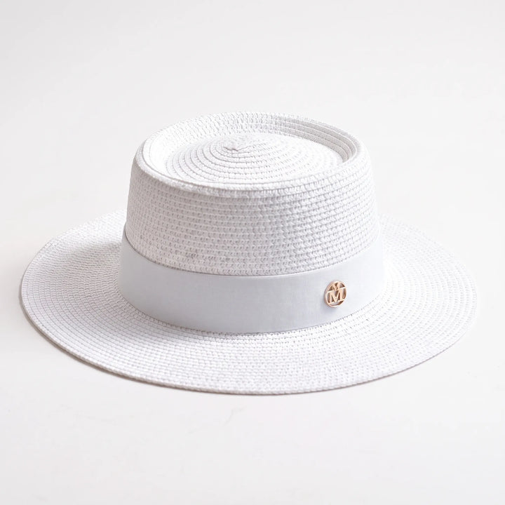 Flat Top Woven Hat - Calypsa