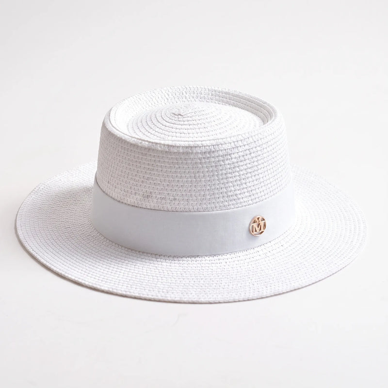 Flat Top Woven Hat - Calypsa