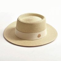 Flat Top Woven Hat - Calypsa