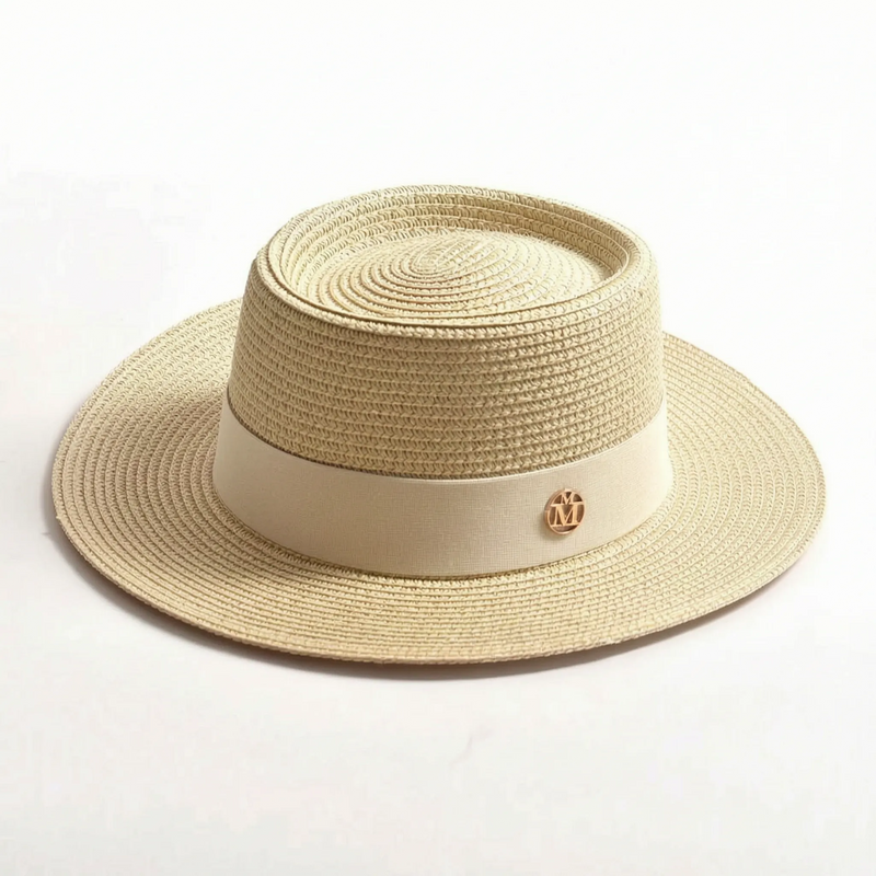 Flat Top Woven Hat - Calypsa