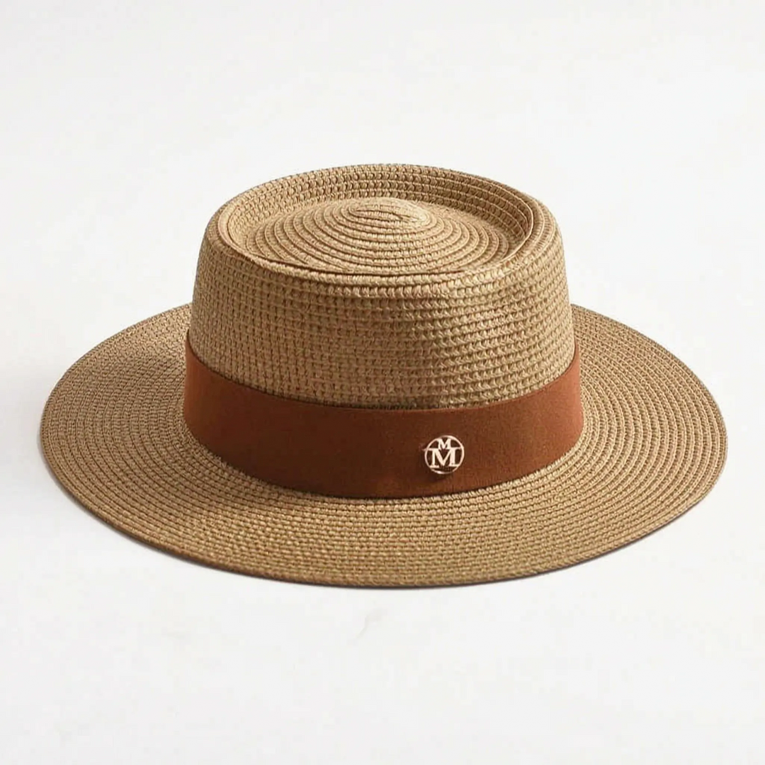 Flat Top Woven Hat - Calypsa