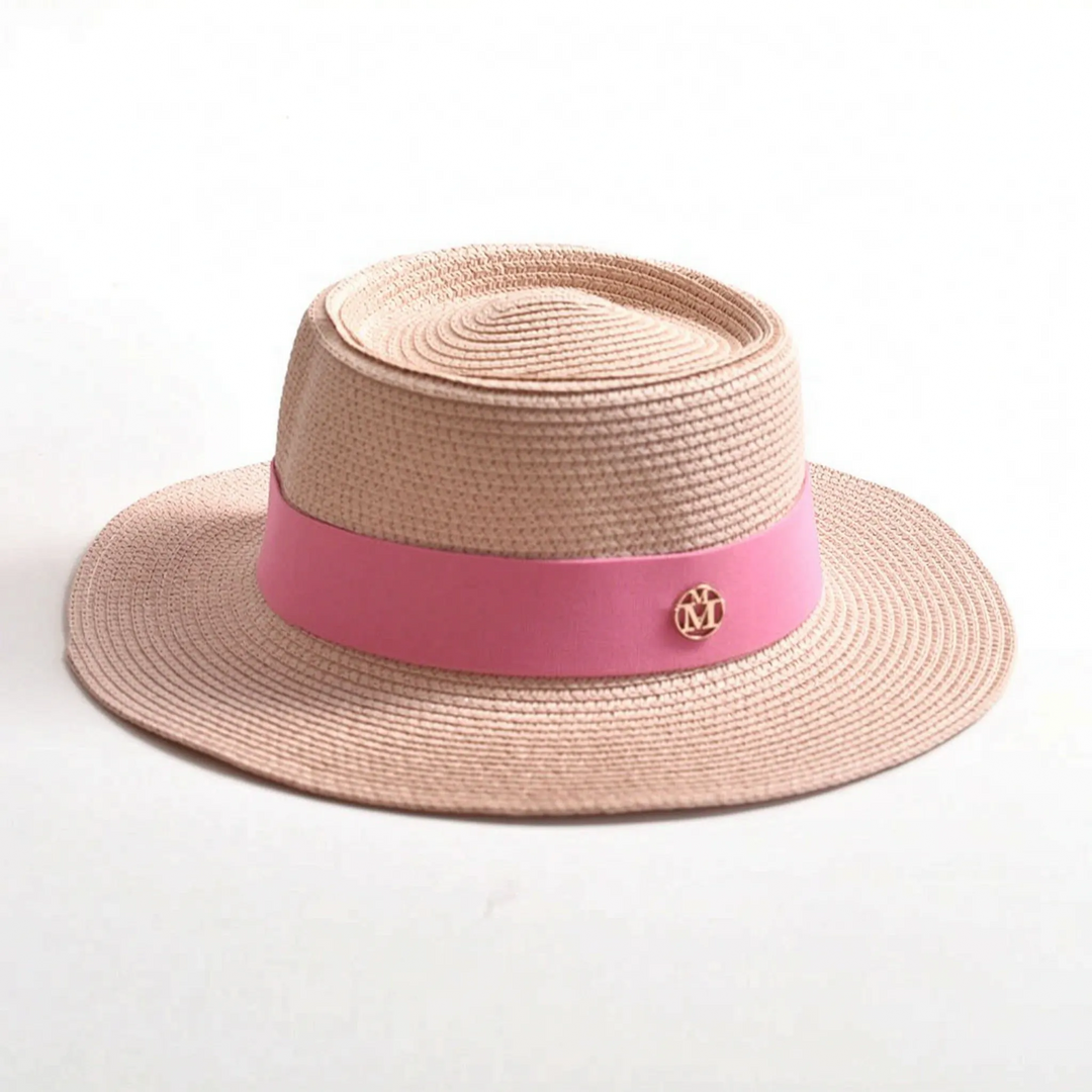 Flat Top Woven Hat - Calypsa