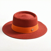 Flat Top Woven Hat - Calypsa
