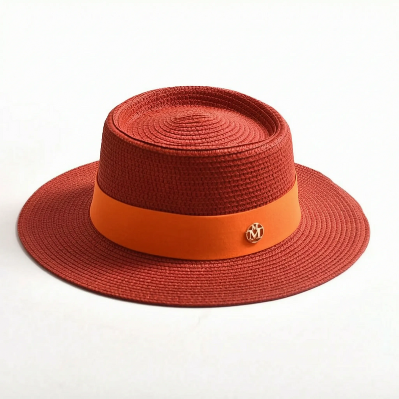 Flat Top Woven Hat - Calypsa