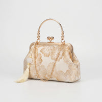 Floral Embroidered Evening Clutch Bag - Floriette
