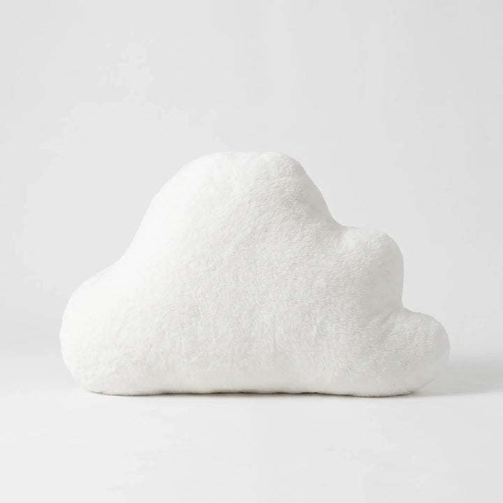 Fluffy White Cloud-Shaped Decorative Cushion - Cloudsy