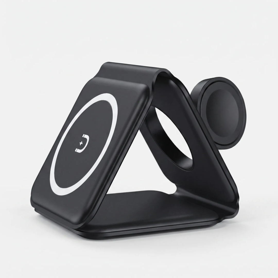Foldable 3 In 1 Wireless Charging Station - Foldix