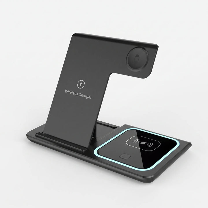 Foldable 3 In 1 Wireless Charging Station - Voltdock