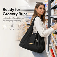Foldable Large Capacity Tote Bag - FoldaTote
