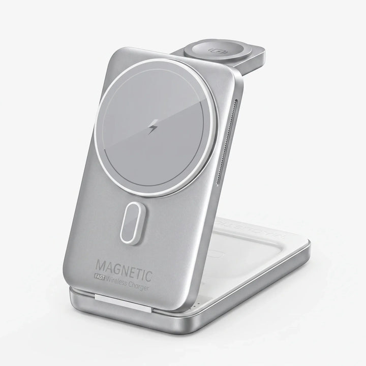 Foldable Magnetic Wireless Charging Station - Magfold