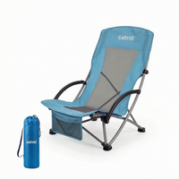 Folding High-Back Beach Chair - Zelvio