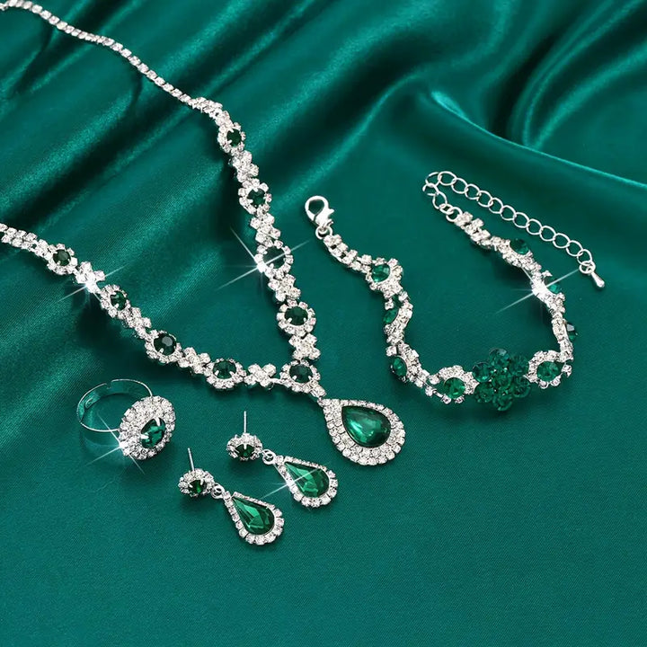 Four-Piece Formal Jewellery Set - Virdia