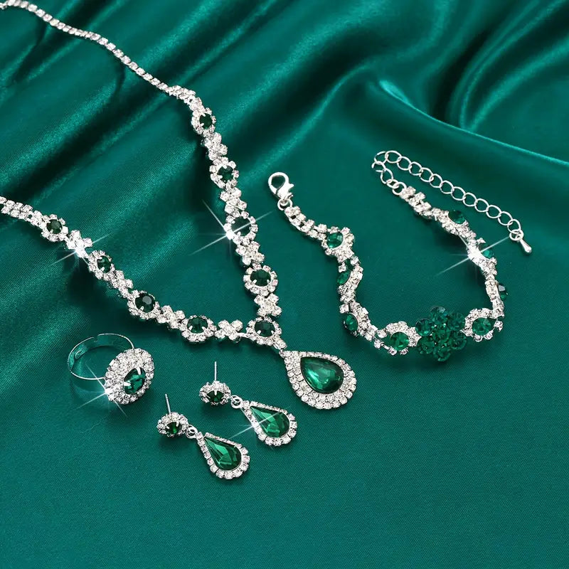 Four-Piece Formal Jewellery Set - Virdia