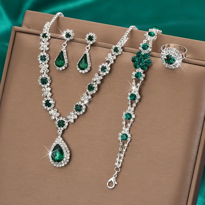 Four-Piece Formal Jewellery Set - Virdia