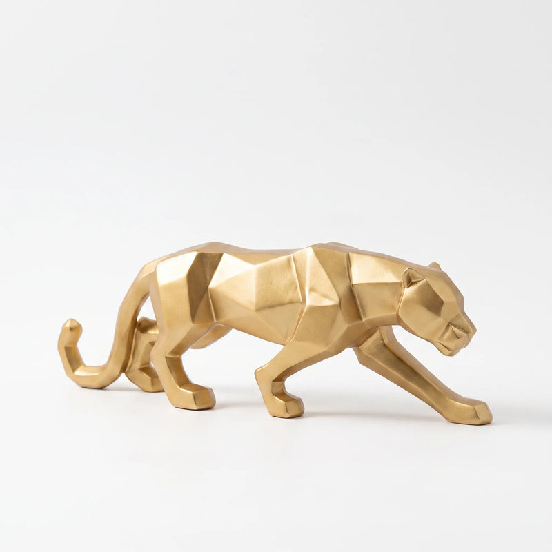 Geometric Animal Desktop Sculpture - Felinix