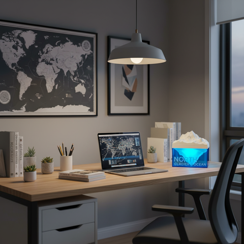 Geometric Aroma Oil Diffuser - Glacique