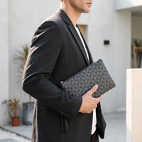Geometric Patterned Men's Clutch Bag - Geomate